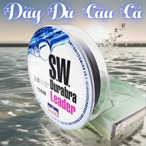 Cuộn dây dù câu cá Dây Dù PE Câu Cá DAIWA SW 100M chính hãng màu đen, chuyên dụng cho câu lure và câu biển.