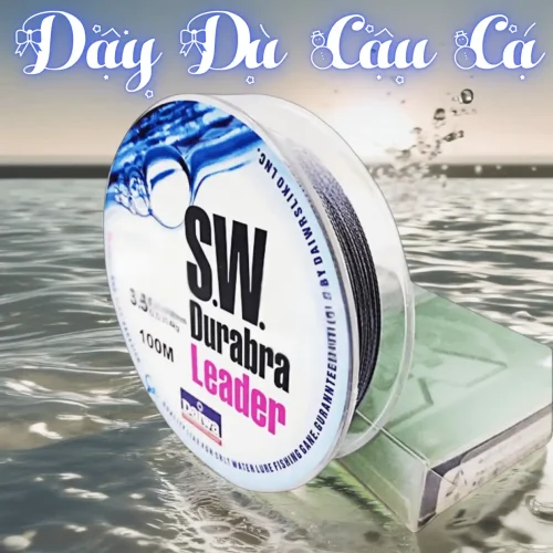 Cuộn dây dù câu cá Dây Dù PE Câu Cá DAIWA SW 100M chính hãng màu đen, chuyên dụng cho câu lure và câu biển.