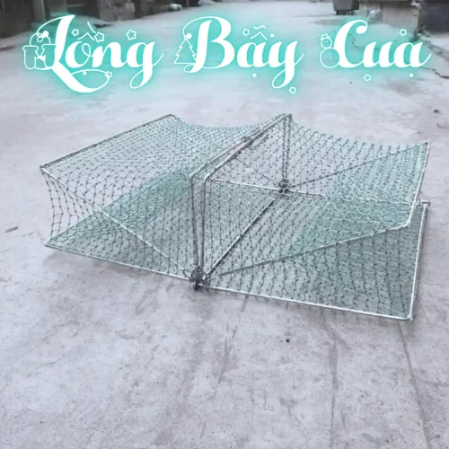 Lồng bẫy cua đồng gấp gọn thông minh, dễ dàng thu hoạch nhiều cua