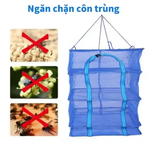 Tính năng ngăn chặn côn trùng của lồng lưới phơi đồ, bảo vệ thực phẩm khỏi ruồi, nhặng.