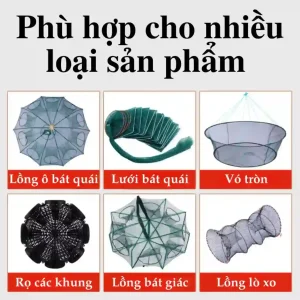 Mồi vạn năng phù hợp sử dụng cho nhiều loại lồng bẫy như lồng ô bát quái, lưới bát quái, vó tròn, lồng lò xo.