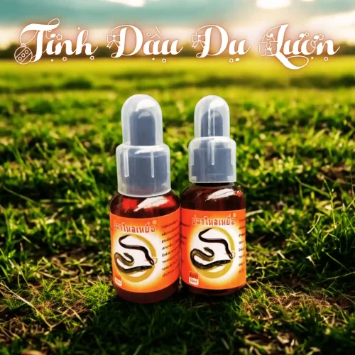 Hai chai tinh dầu dụ lươn, tôm, chạch 50ml, dạng lỏng, dùng để pha mồi bẫy hoặc mồi câu cá.