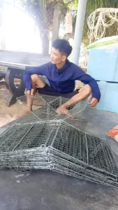 Lồng Bẫy Cua Đồng Gấp Gọn Thông Minh - Dụng Cụ Bắt Cua Siêu Nhạy, Giá Rẻ