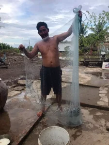 Chài Cước Mắt Lưới 1.5cm - Chuyên Dụng Bắt Tôm, Tép, Tận Thu Thủy Sản