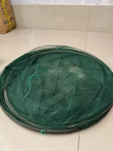 Vó Tròn 2 Tầng Siêu Bền - Khung Thép Cacbon, Lưới Cước Dai Chắc