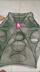 Lồng Bát Quái 8 Cửa (Lồng Ô) Bắt Cá, Tôm, Cua - Công Nghệ Thái Lan, Khung Thép Carbon Chống Gỉ, Siêu Bền