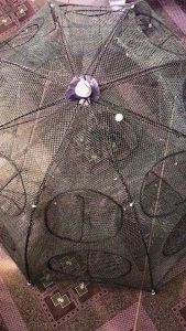 Lồng Bát Quái 8 Cửa (Lồng Ô) Bắt Cá, Tôm, Cua - Công Nghệ Thái Lan, Khung Thép Carbon Chống Gỉ, Siêu Bền